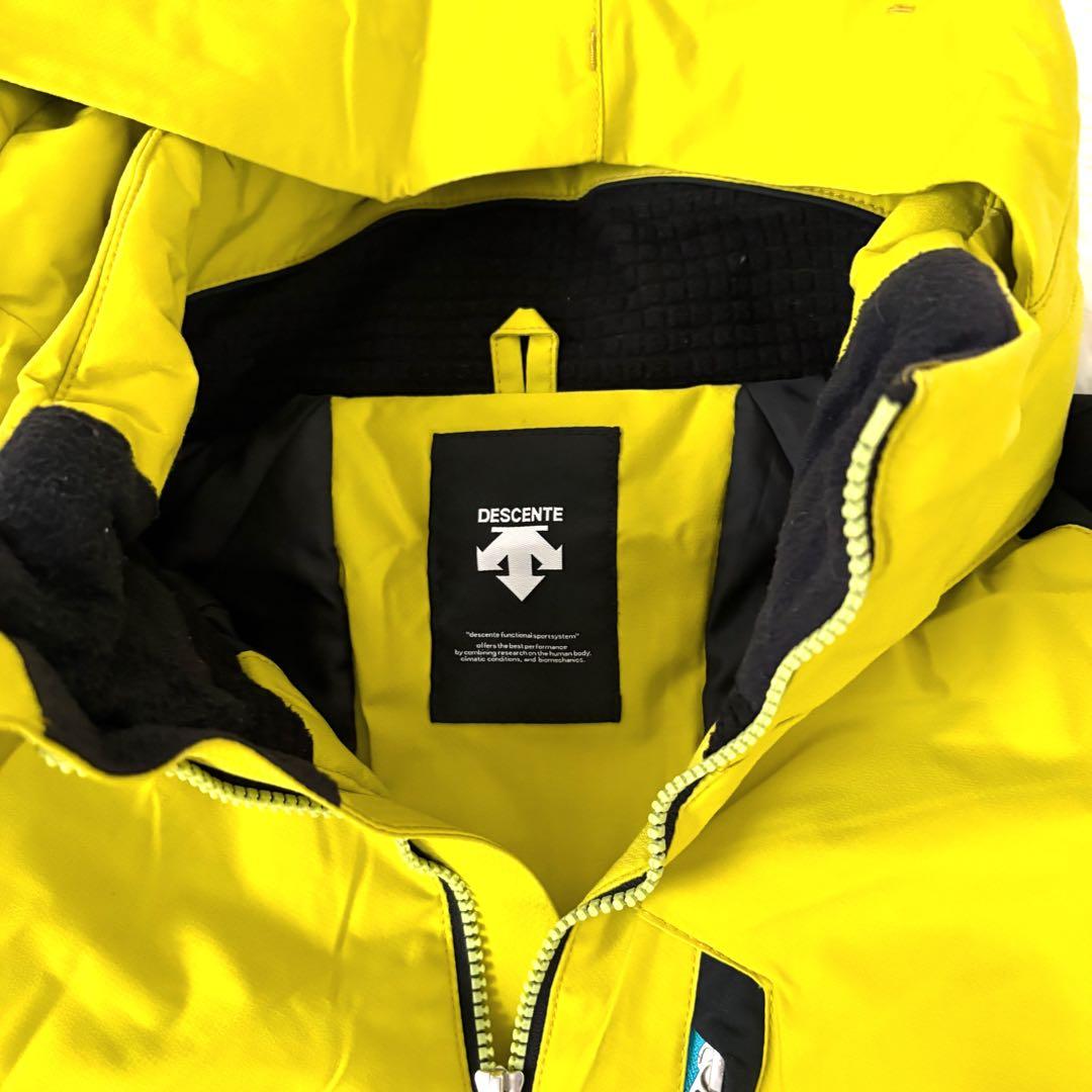 美品☆DESCENTE デサント スキーウェア　上下セット　上S 下M 黄色