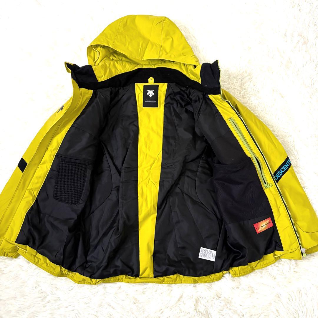 美品☆DESCENTE デサント スキーウェア　上下セット　上S 下M 黄色
