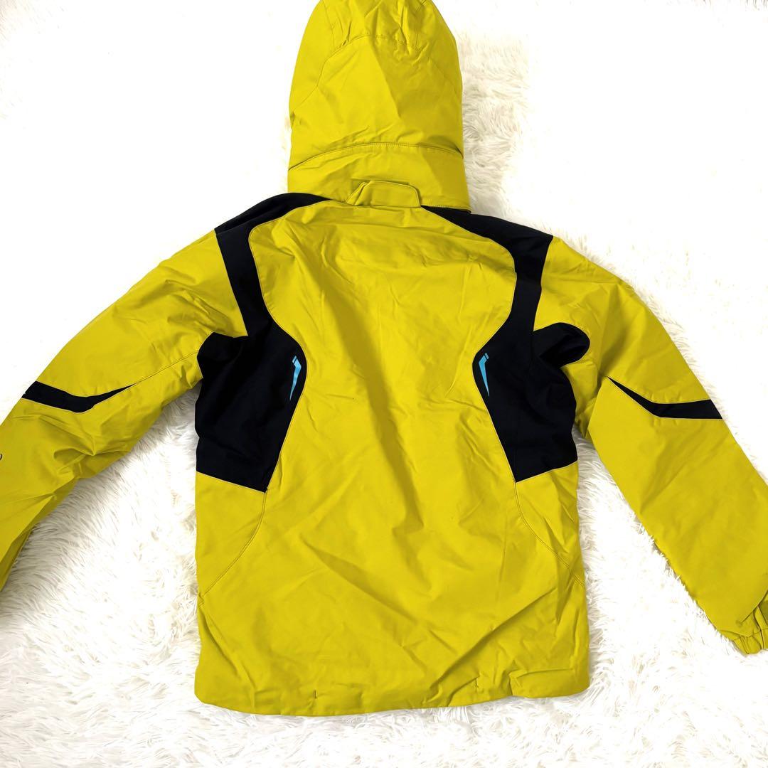 美品☆DESCENTE デサント スキーウェア　上下セット　上S 下M 黄色
