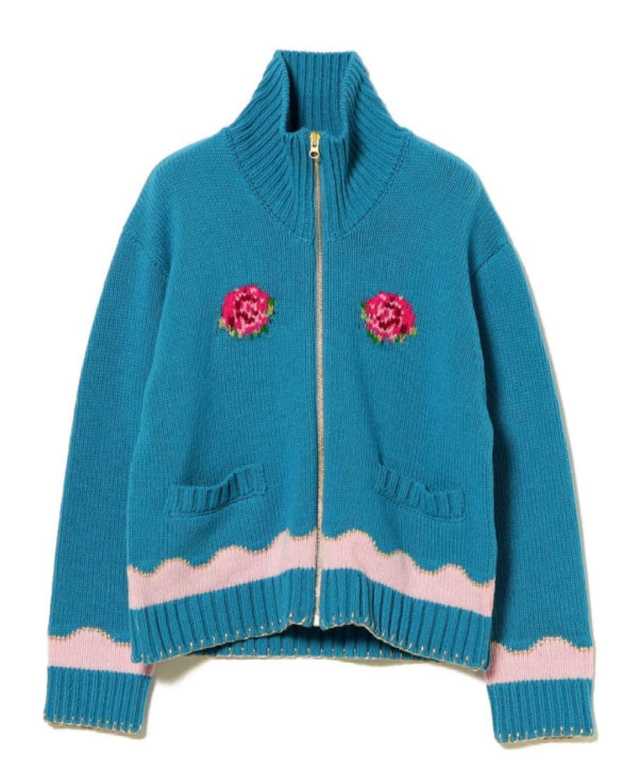 ビームス × ルルメリー RURU MARY'S ジャカードニットアウター