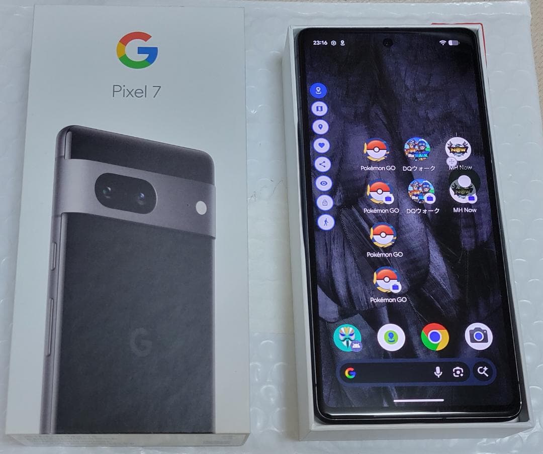 美品 Pixel 7 8GB(＋8GB=16GB)/128GB 位置偽装