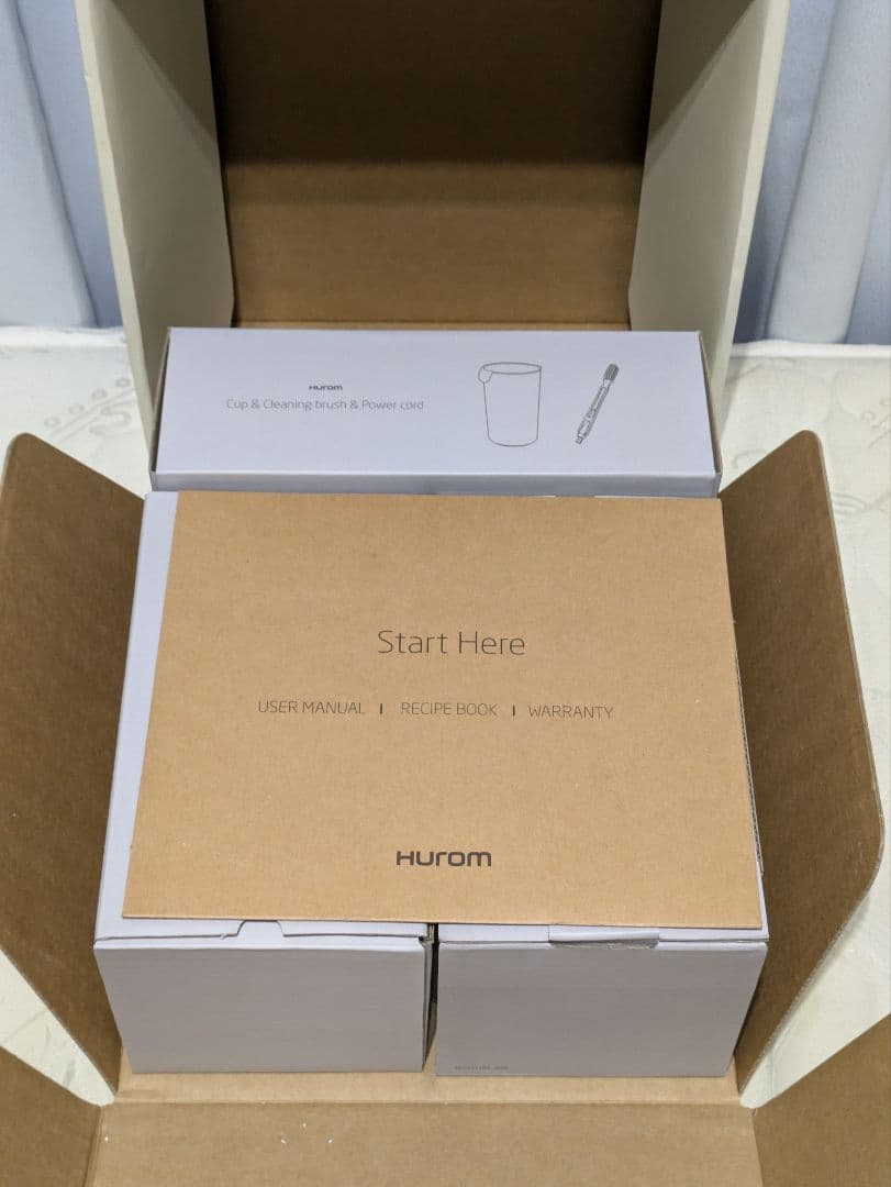 【新品未使用】 ヒューロム スロージューサー H310A ブラック