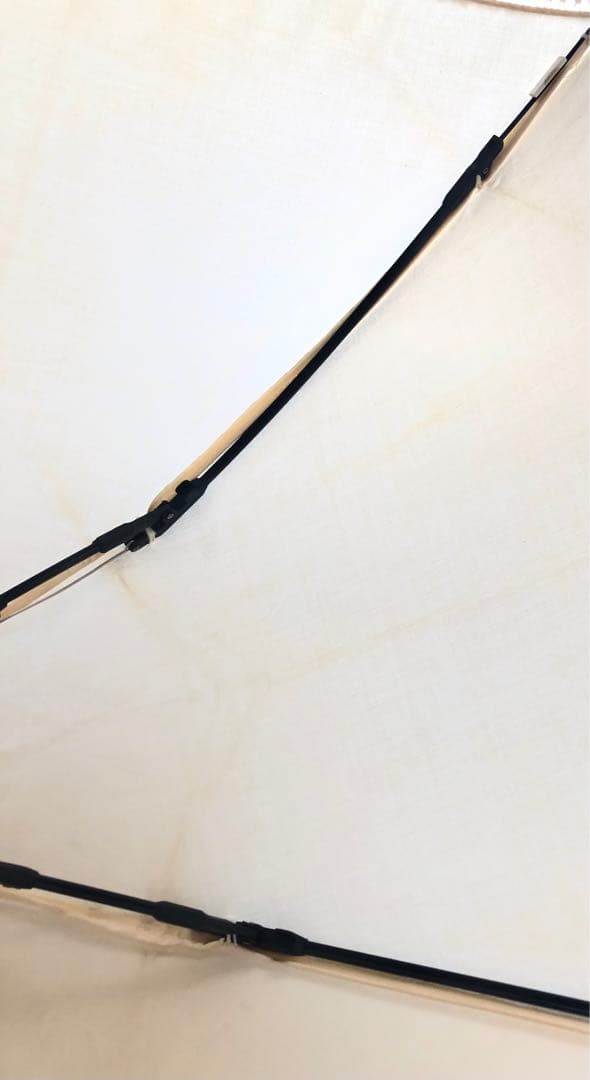 希少美品人気デザイン　CELINE日傘　 縁チュール感透かしマカダム柄