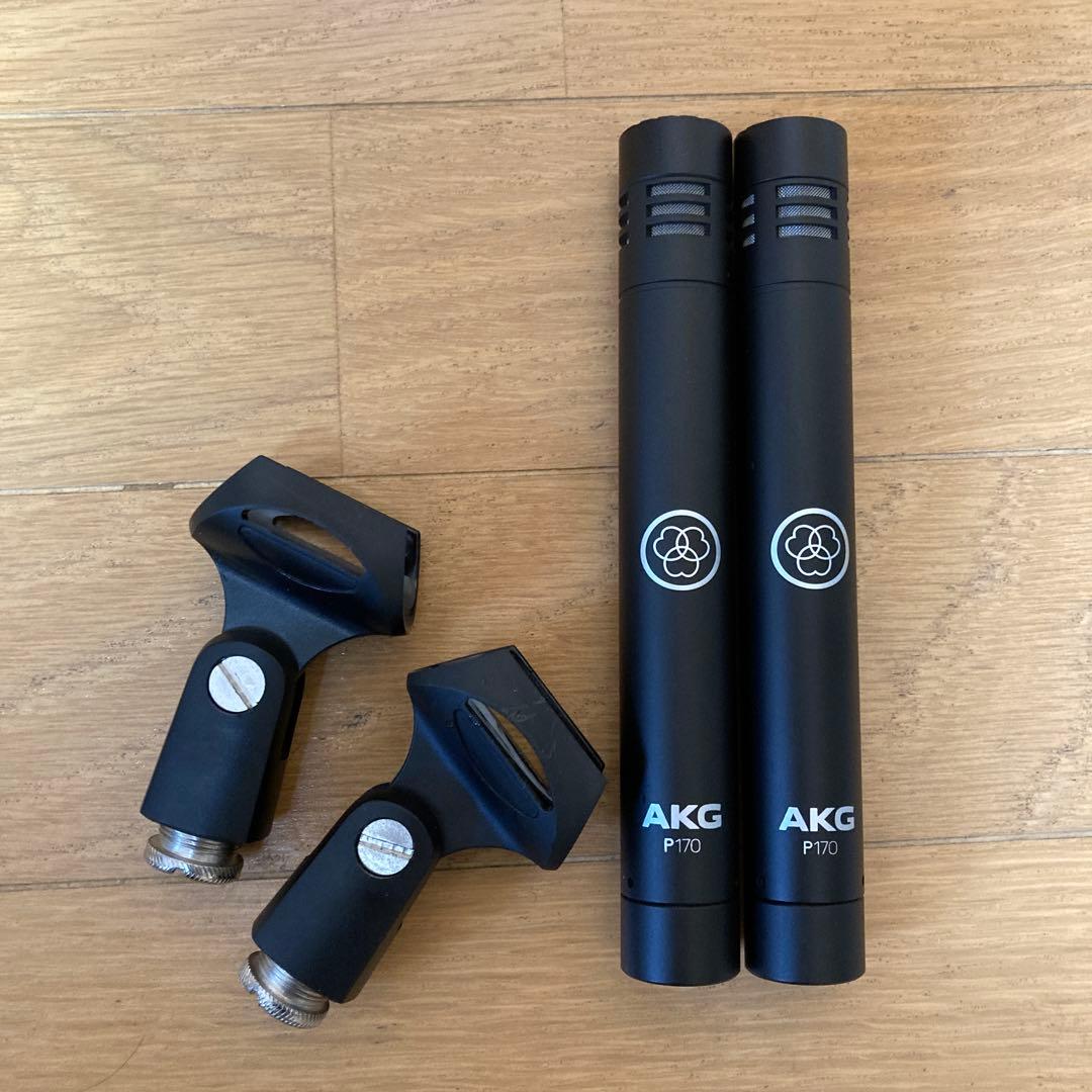 AKG P170 2本セット コンデンサーマイク
