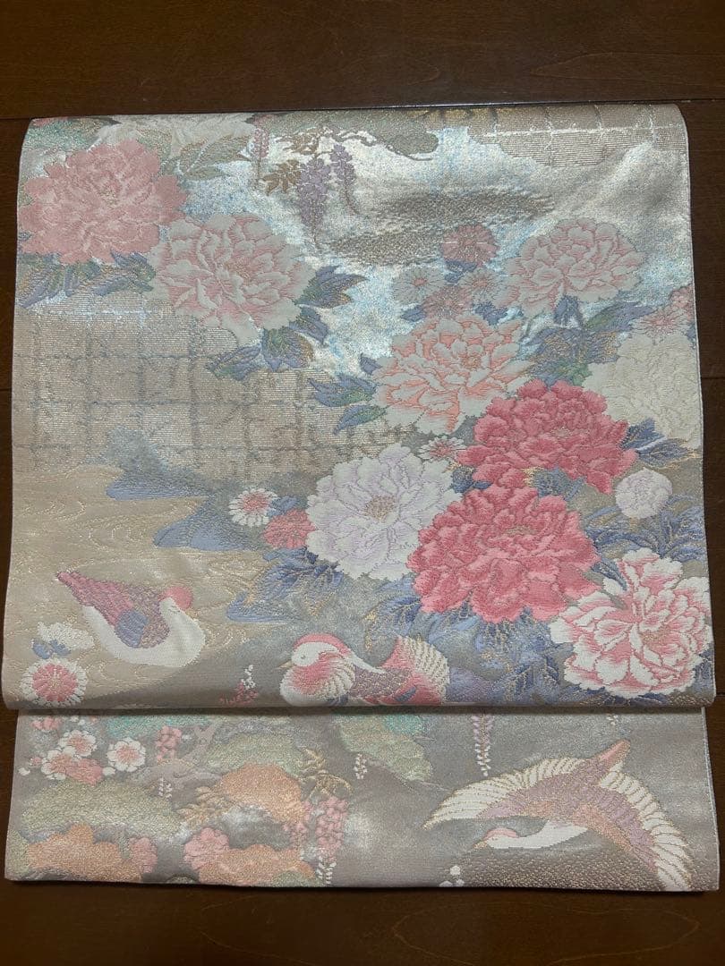 美品　未使用　しつけ糸付き　正絹訪問着　フルセット4点　卒業式　入学式　お宮参り