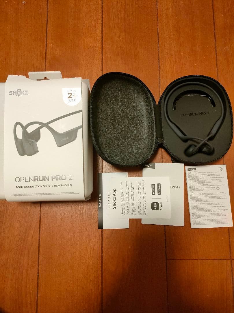 【美品10月購入OPENRUN PRO2 オープンランプロ2 SHOKZブラック