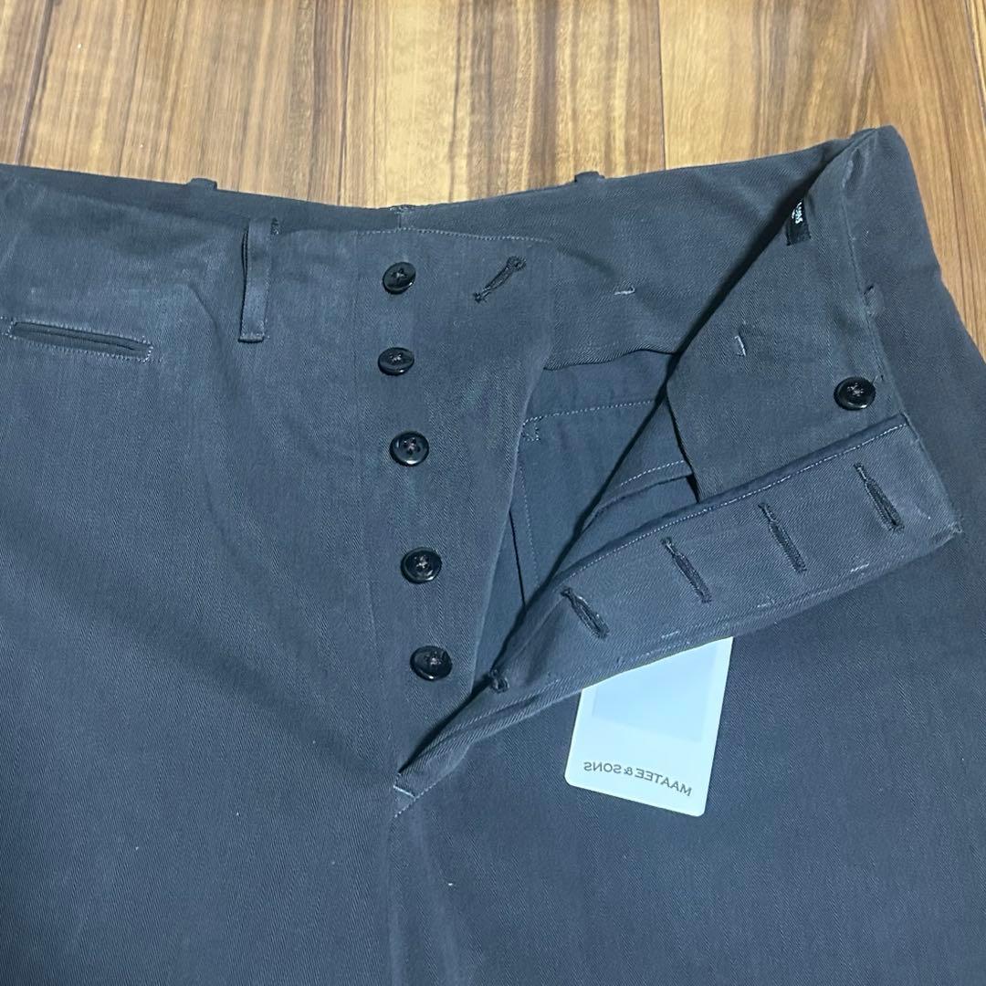 【MAATEE&SONS】24AW SMOOTH CHINO TROUSER