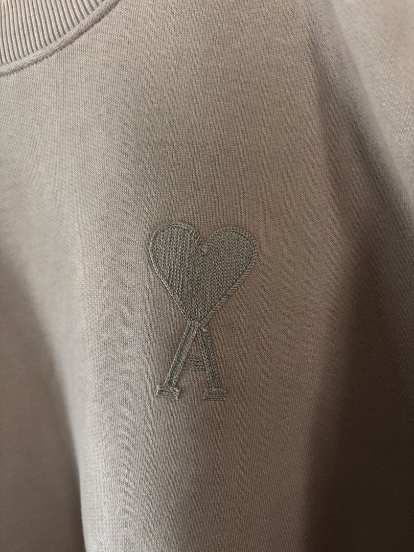 ami ブラウン オーバーサイズトレーナー