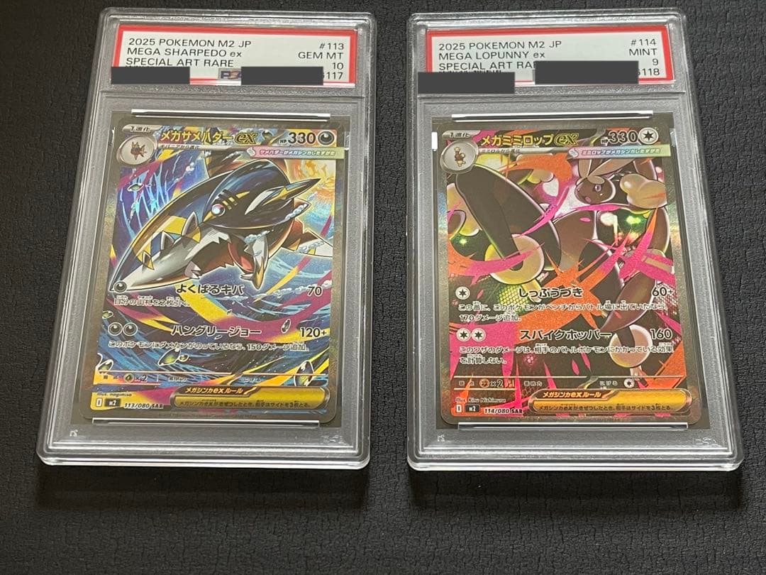 【PSA鑑定連番】PSA10・PSA9 #113 #114 2枚セット ポケカ