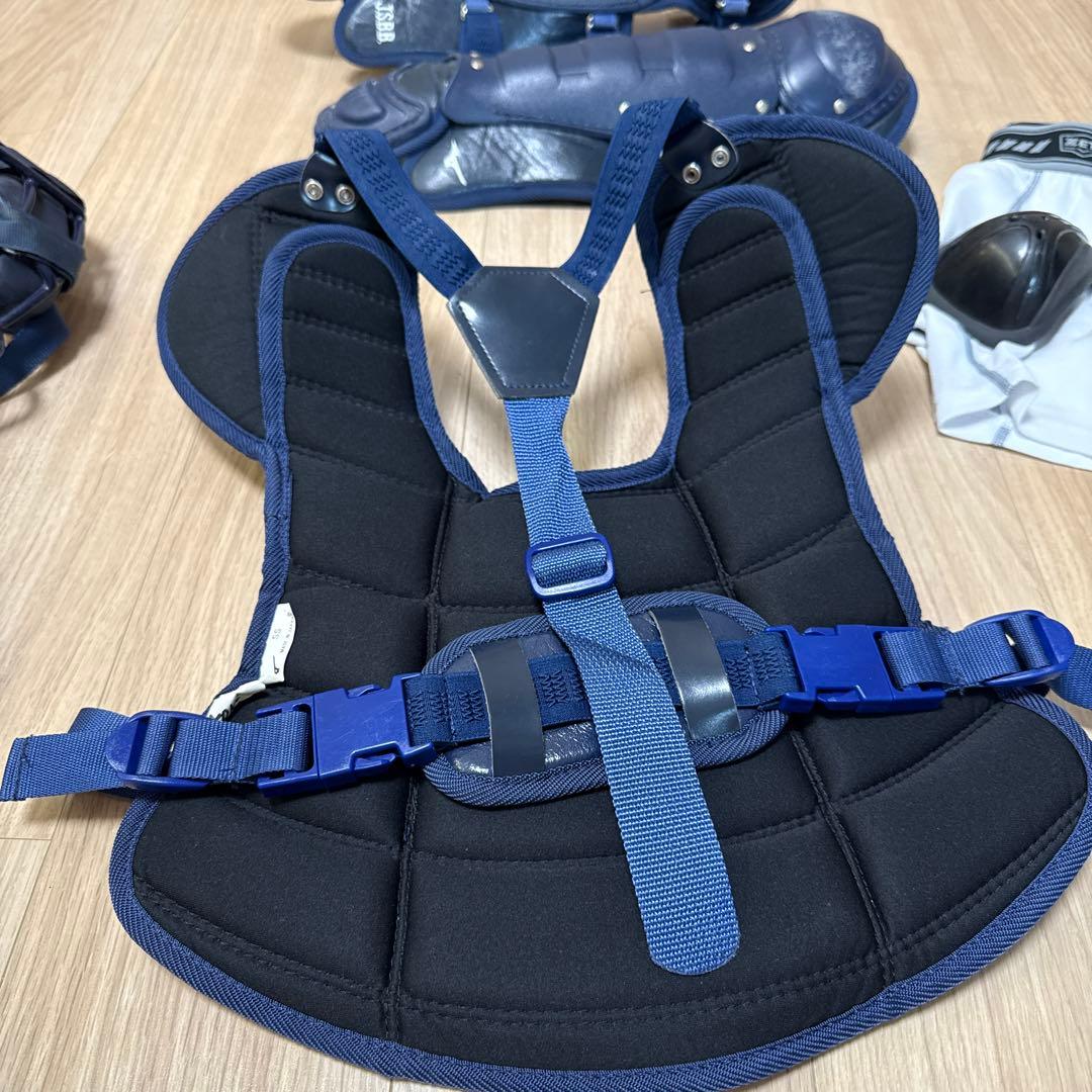 ミズノ少年野球軟式用キャッチャー道具一式