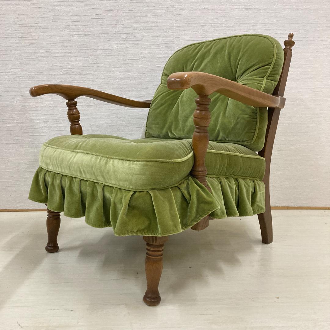 つる様用キツツキ　穂高　アームチェア　一人掛けソファ　シングル 2脚セット