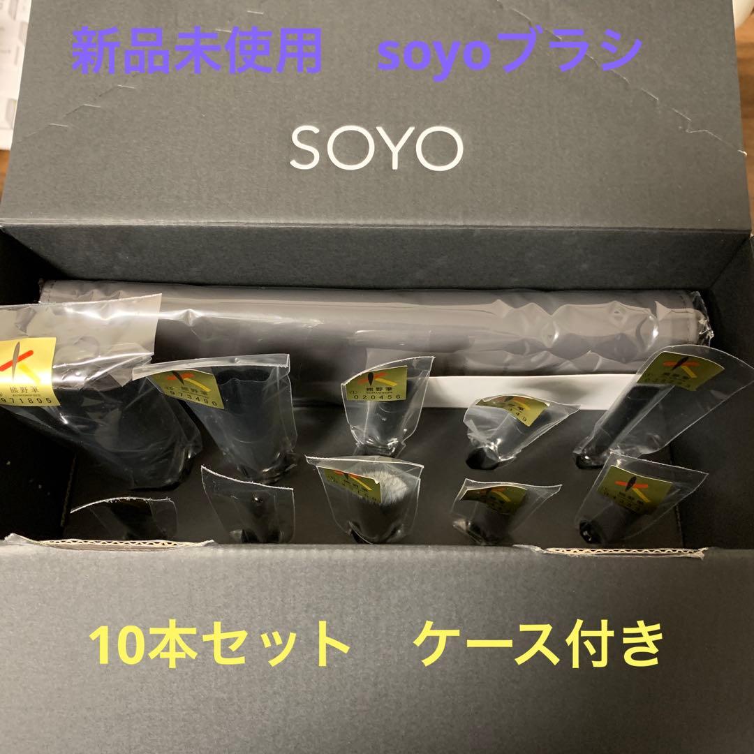 新品未使用⭐︎soyoブラシ10本セット　ケース付き