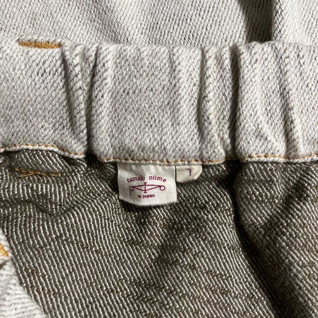 美品　tamaki niime タマキニイメ　zengo ゼンゴ　デニム　パンツ
