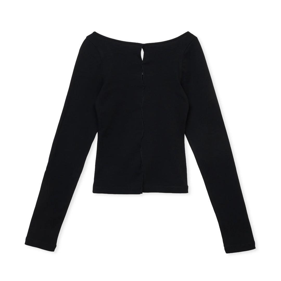 トップス SHISHIKUI holed topp BLACK