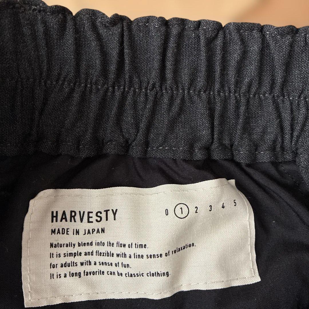 harvesty ハーベスティ サーカスパンツ スラックス チャコール1
