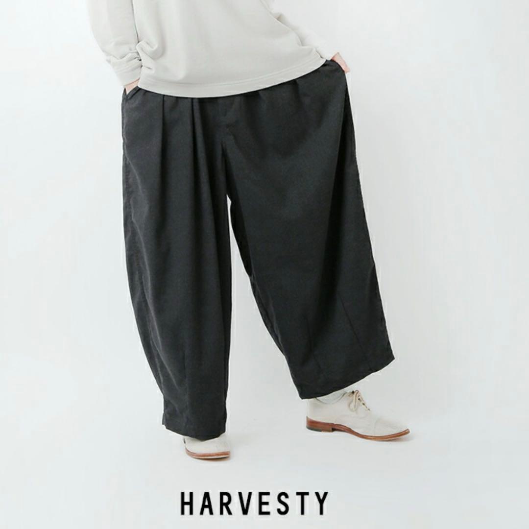 harvesty ハーベスティ サーカスパンツ スラックス チャコール1
