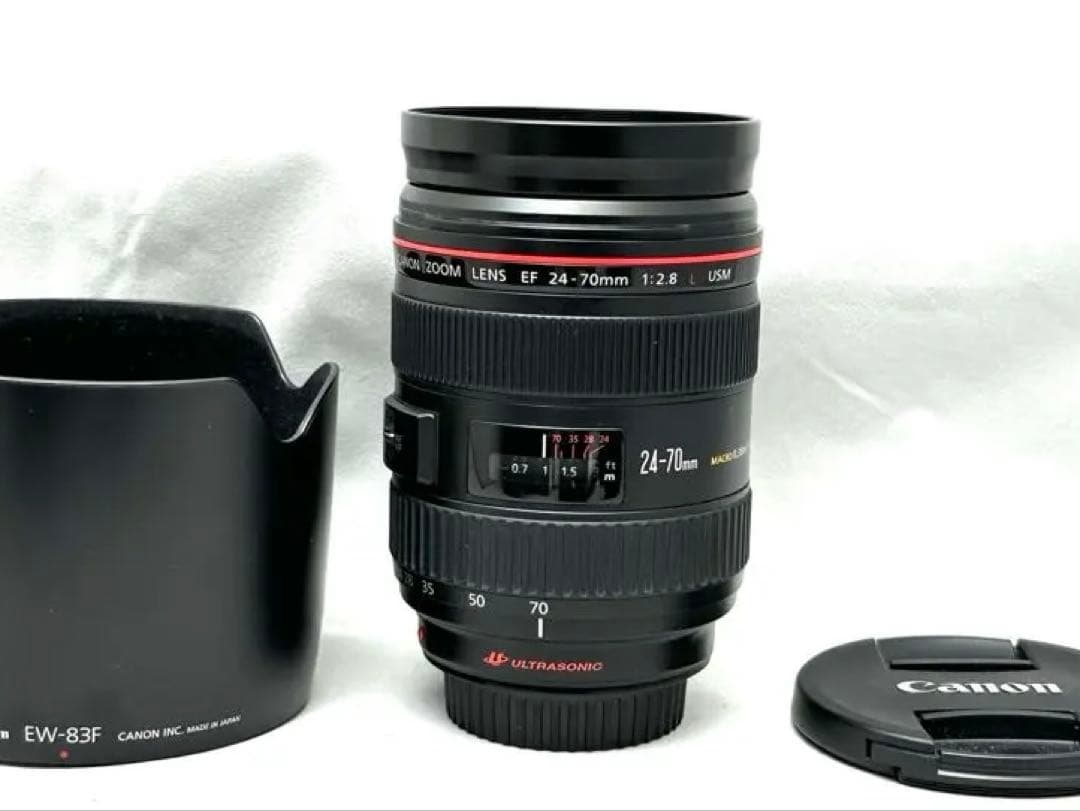 美品！Canon EF 24-70mm f/2.8 L USM ズームレンズ