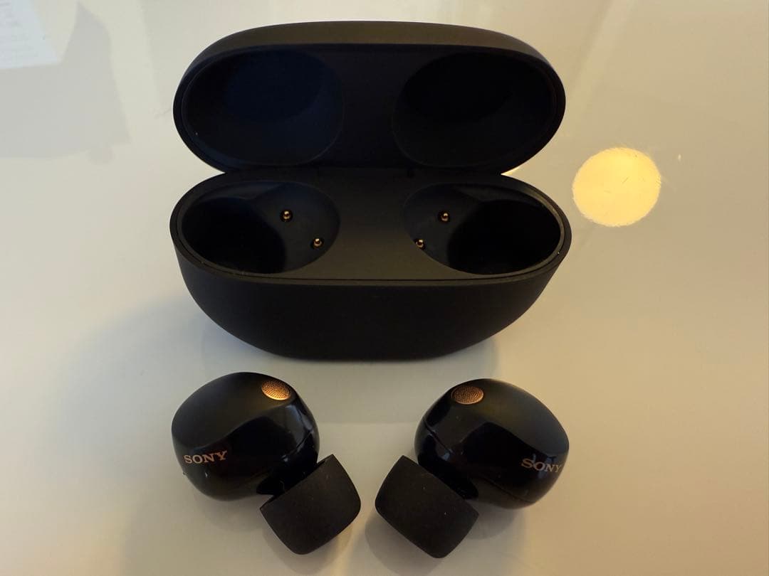 【美品】SONY WF-1000XM5（ブラック）ワイヤレスイヤホン ケース付き