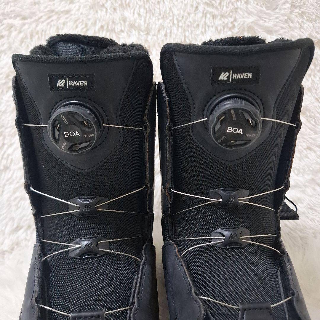 【美品】K2 レディース BOA スノーボード ブーツ HAVEN