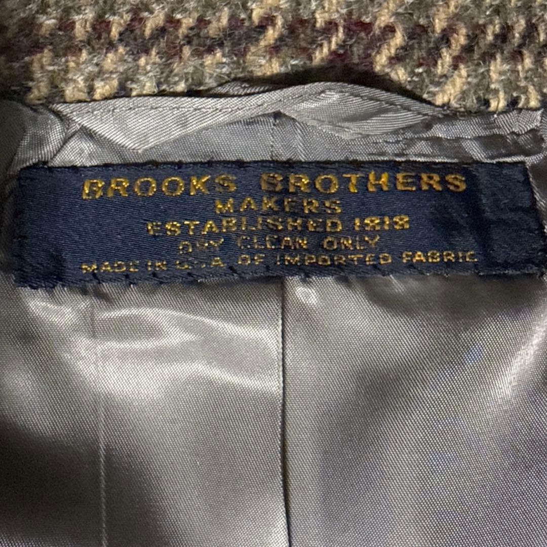 Brooks Brothers 3釦 ウールツイードジャケット ウール100%