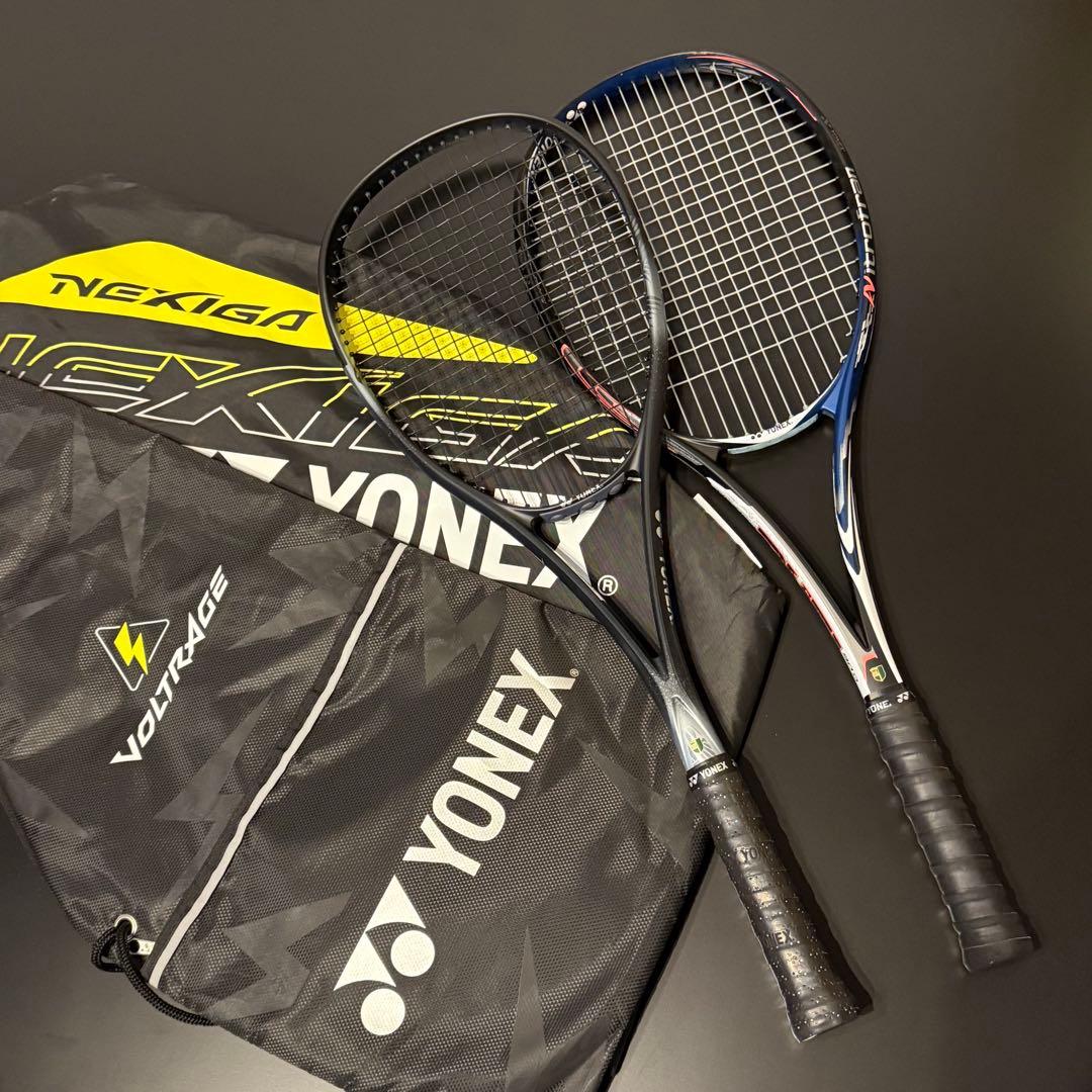 YONEX 2本SET VOLTRAGE 8S NEXIGA 90D DUEL