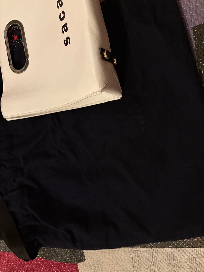 sacai ハンドバッグ ホワイト