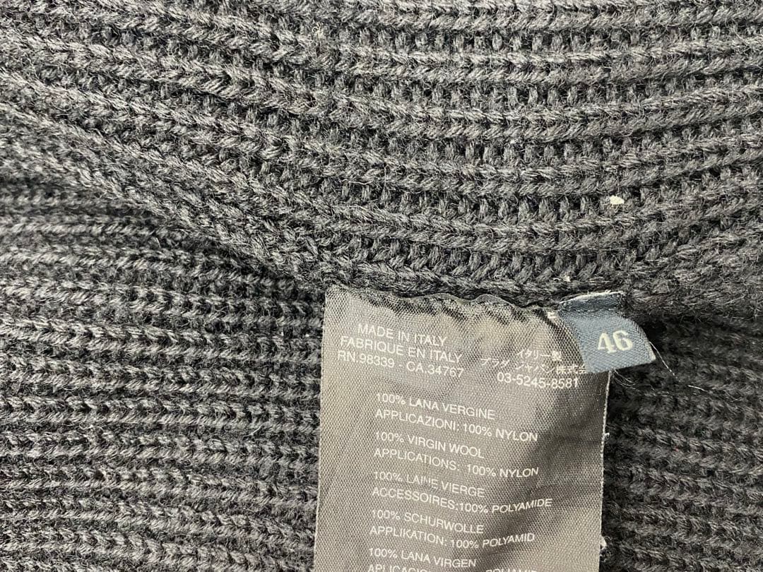 PRADA プラダ ニット ジャケット Mサイズ ブラック