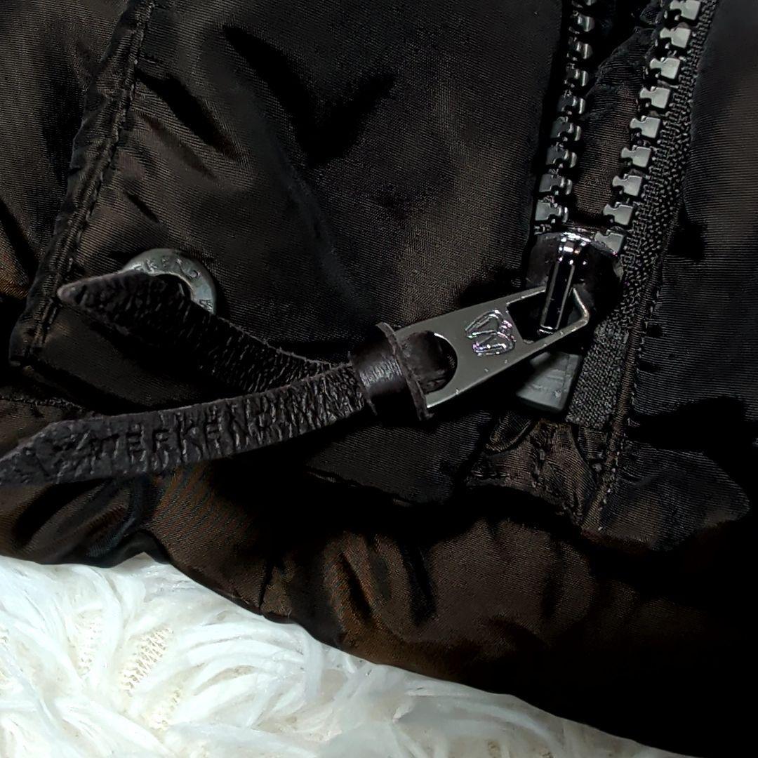 WEEKEND Max Mara ジャケット ダークブラウン 光沢 ベルト付き