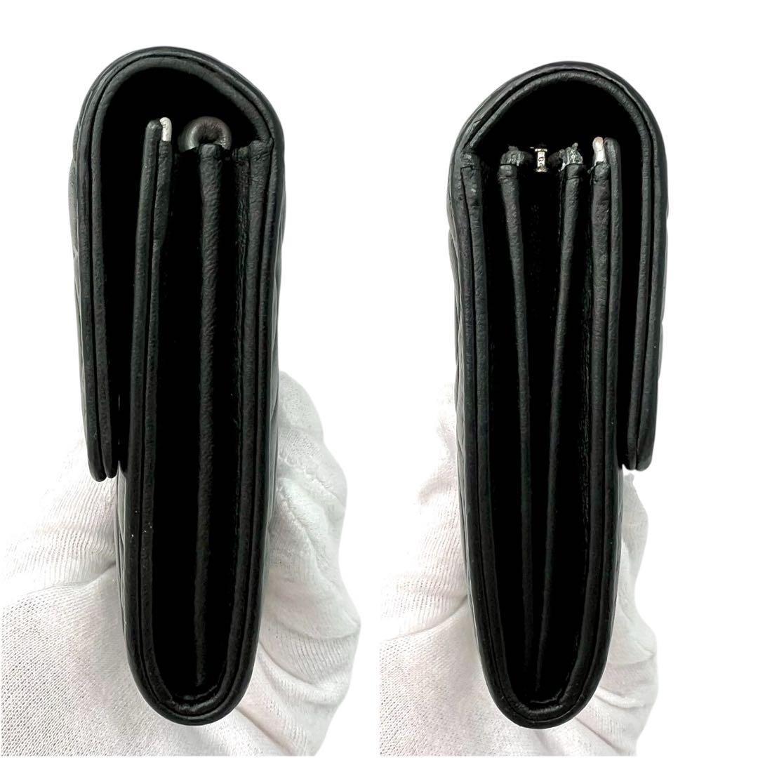 CHANEL シャネル カメリア エンボス ロングフラップウォレット 長財布