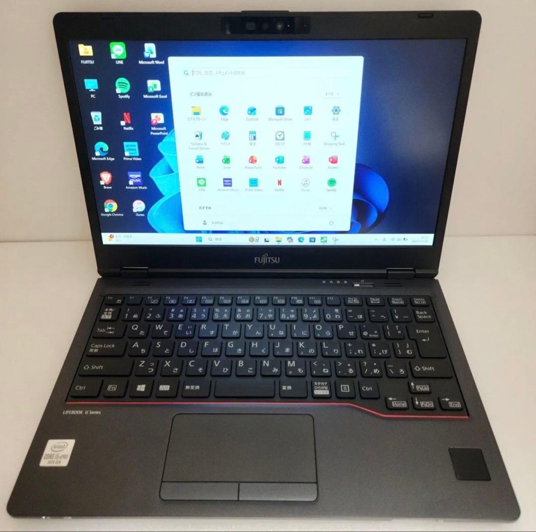 美品❗️LIFEBOOK U7310/D i5-10310U メモリ8GB