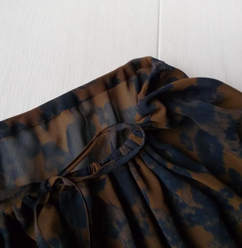 ■専用■美品【AK+1】5万円 2024年 シフォン 花柄マキシワンピース