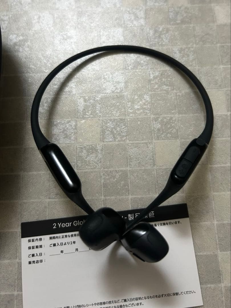 SHOKZ OPENRUN PRO 2 骨伝導イヤホン 美品 保証書付き