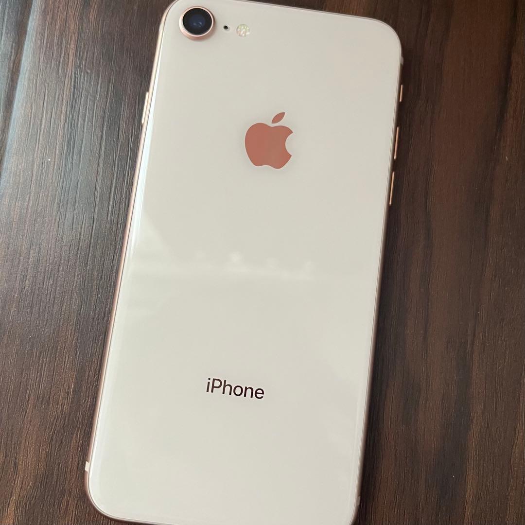 【美品】iFace付き★iPhone8 ゴールド 本体