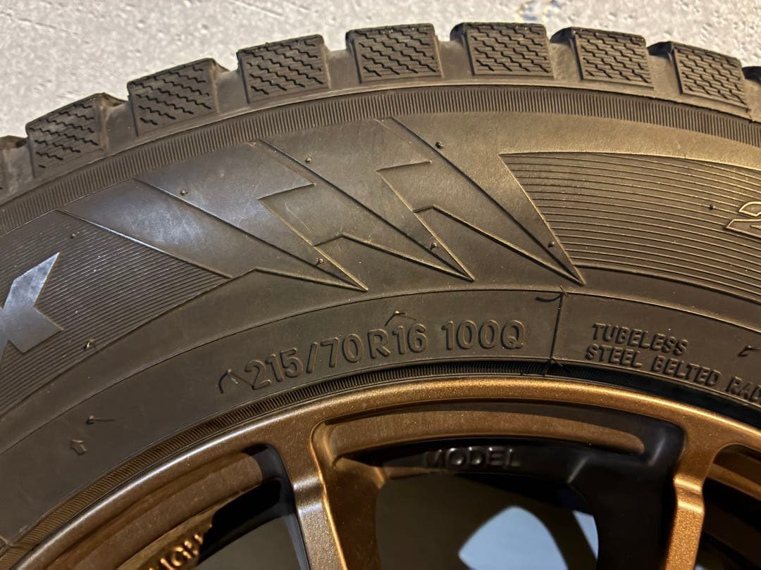 16インチ ブロンズスポークホイールセット