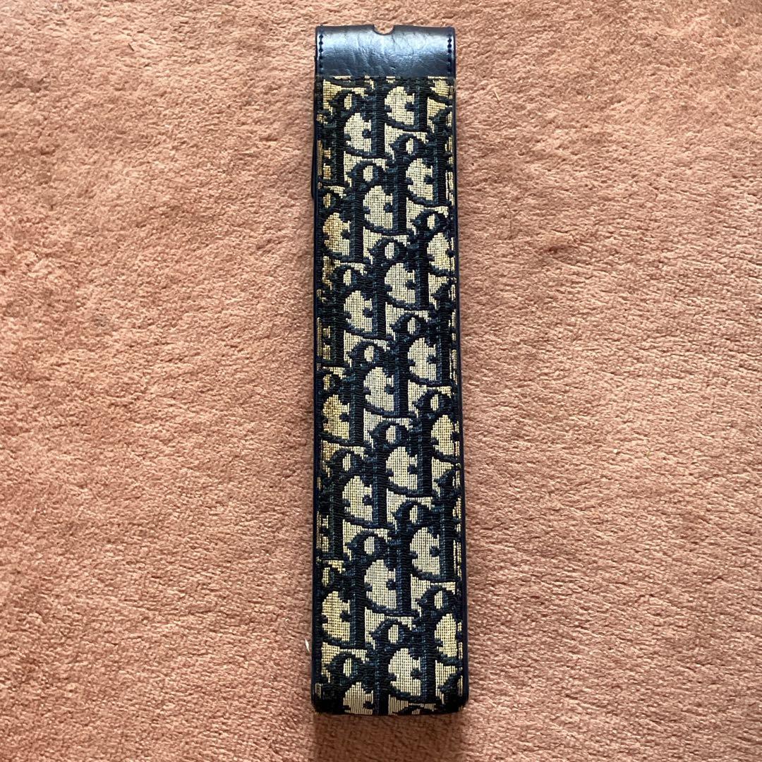 ディオール 折りたたみ傘 トロッター オブリーク コンパクト ネイビー