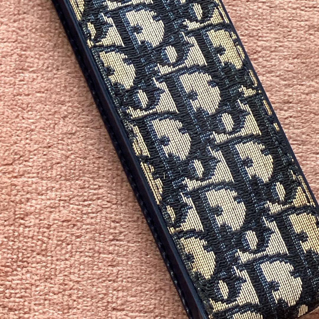 ディオール 折りたたみ傘 トロッター オブリーク コンパクト ネイビー