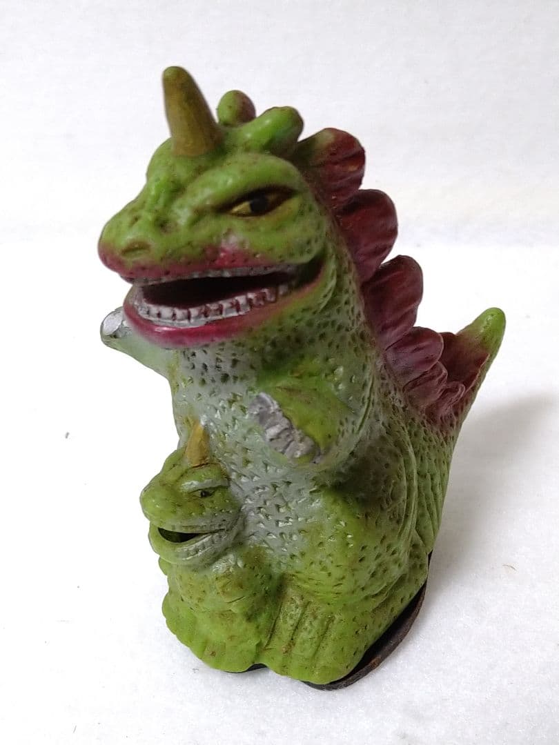 当時物 親子怪獣 ブリキ フリクション ソフビ