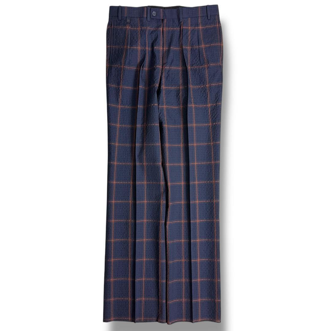 J6197新品 ベルナールザンス 24SSエディフィス別注麻2プリーツパンツ40