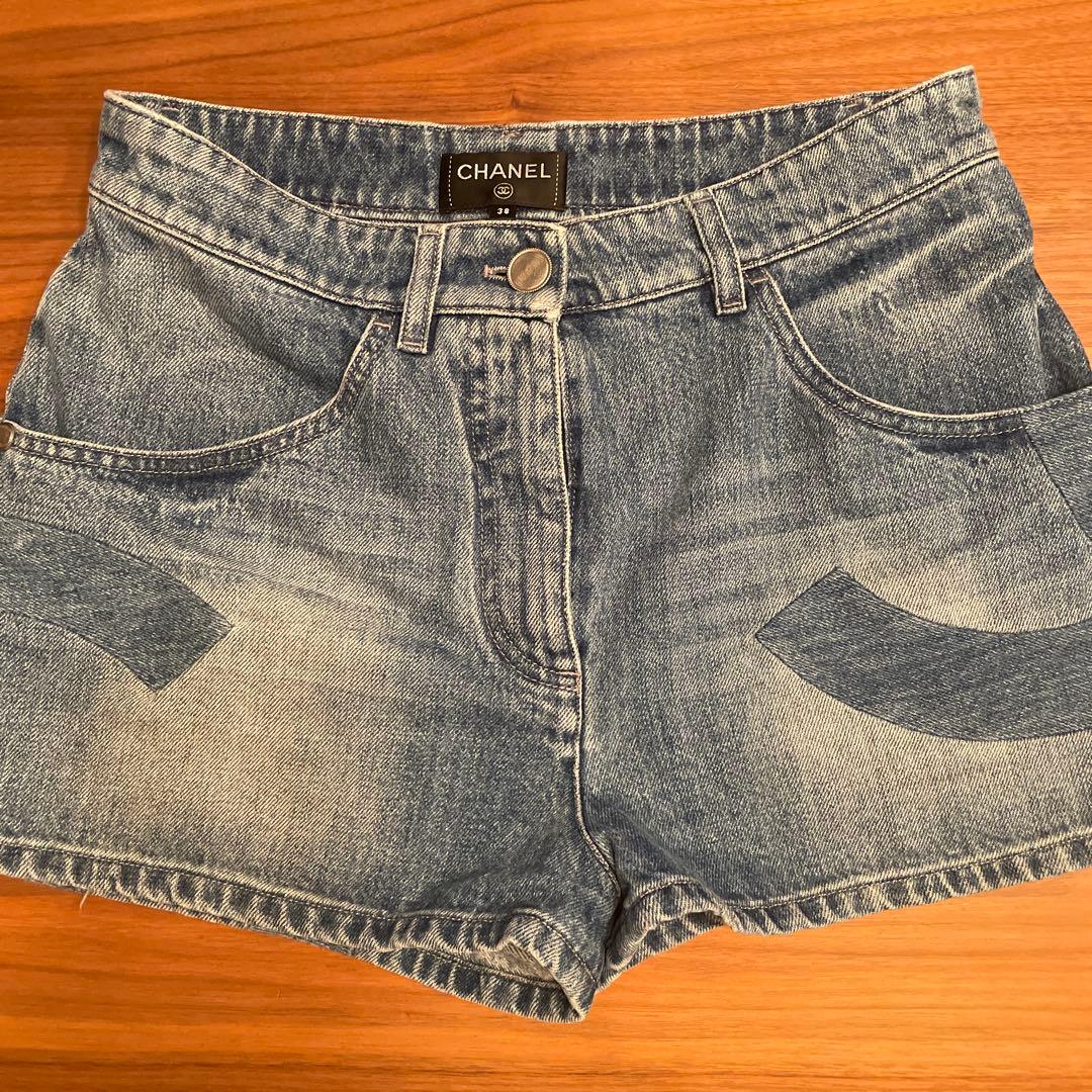 CHANEL デニムショートパンツ 38