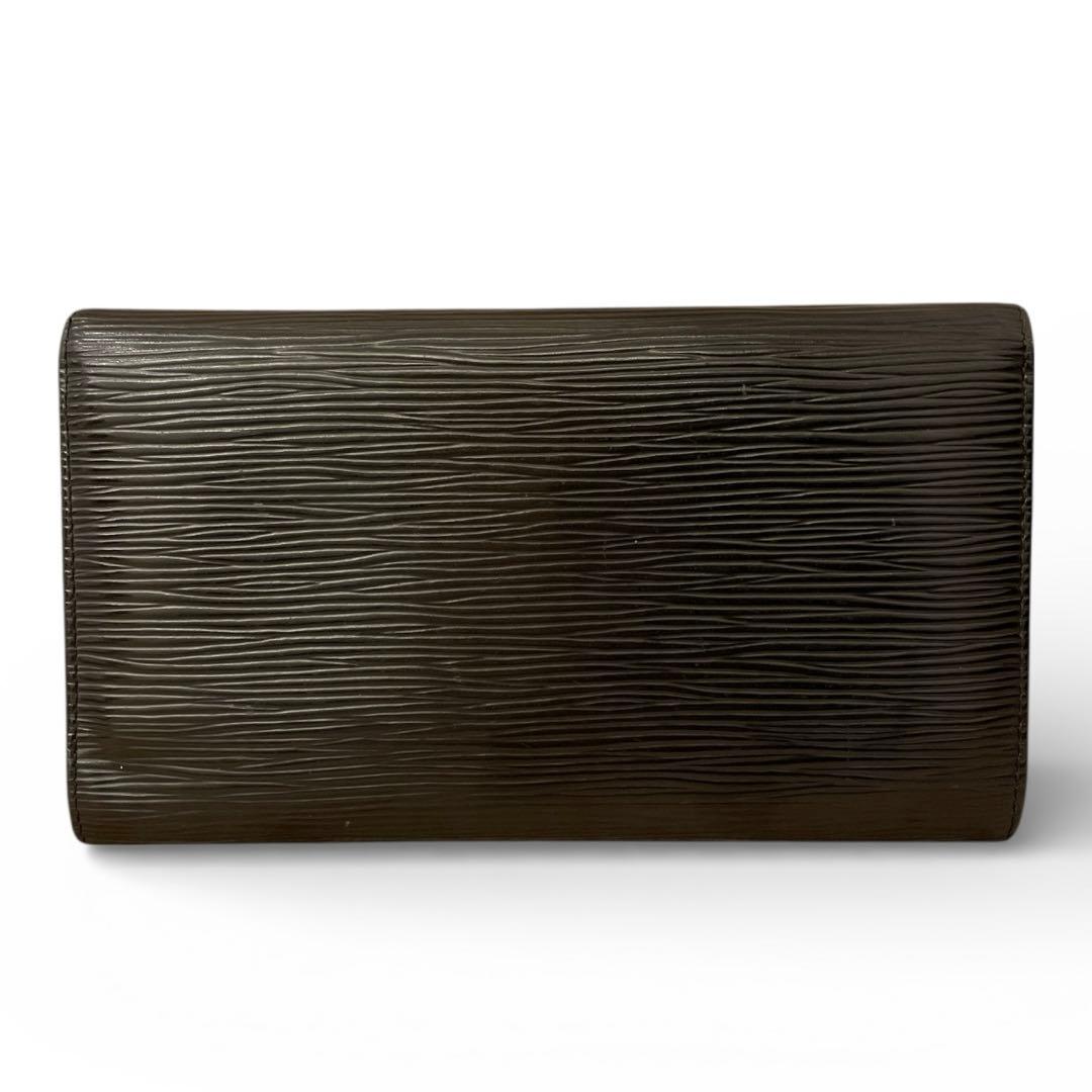 【美品・箱付き】ルイヴィトン エピ ポルト トレゾール インターナショナル 黒