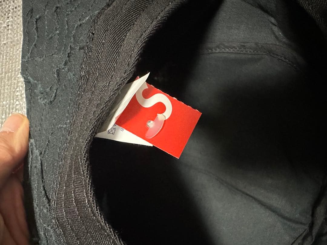 Supreme Layered Camo Crusher M/L BLACK 黒