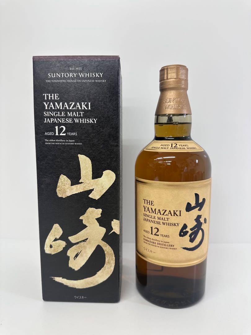 未開封 サントリー 山崎 12年 700ml 43% シングルモルトウイスキー