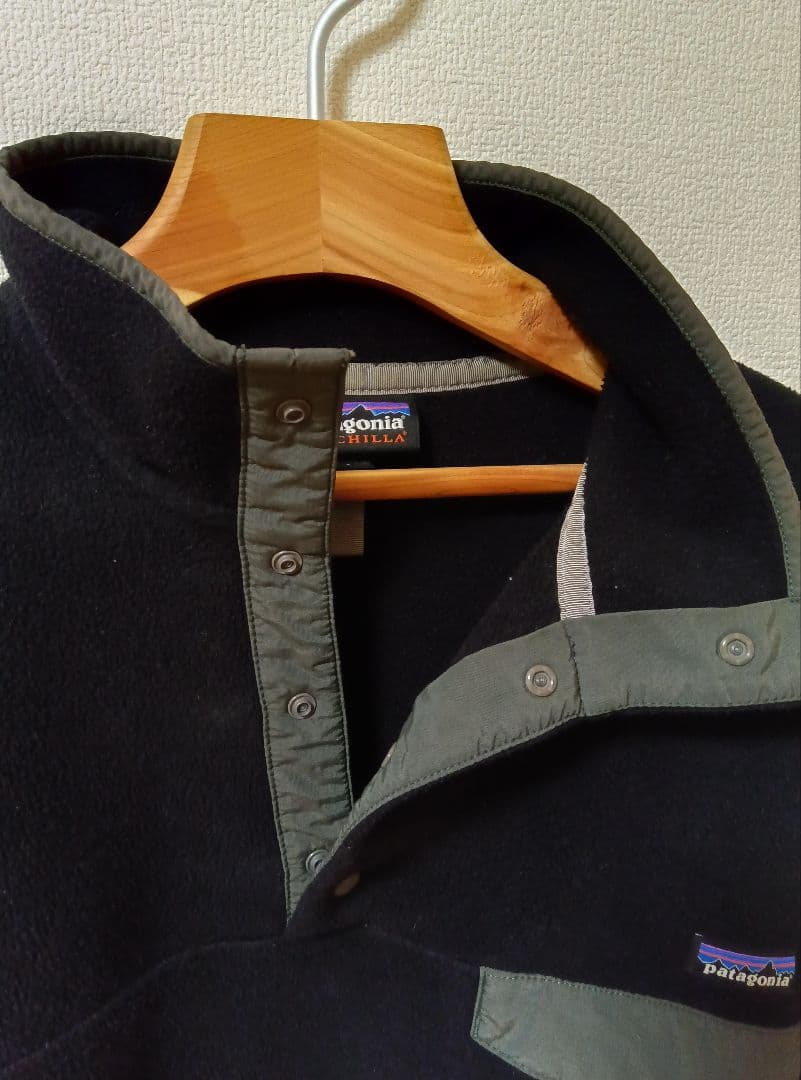 Patagonia シンチラ スナップT プルオーバー ブラック size S