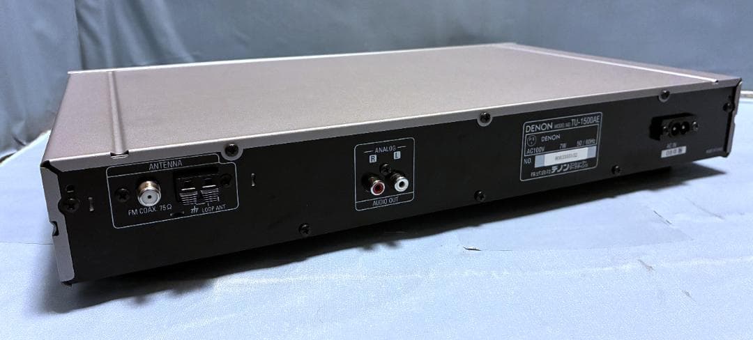 【動作OK！！ 】AM/FMラジオチューナー　Denon　TU-1500AE