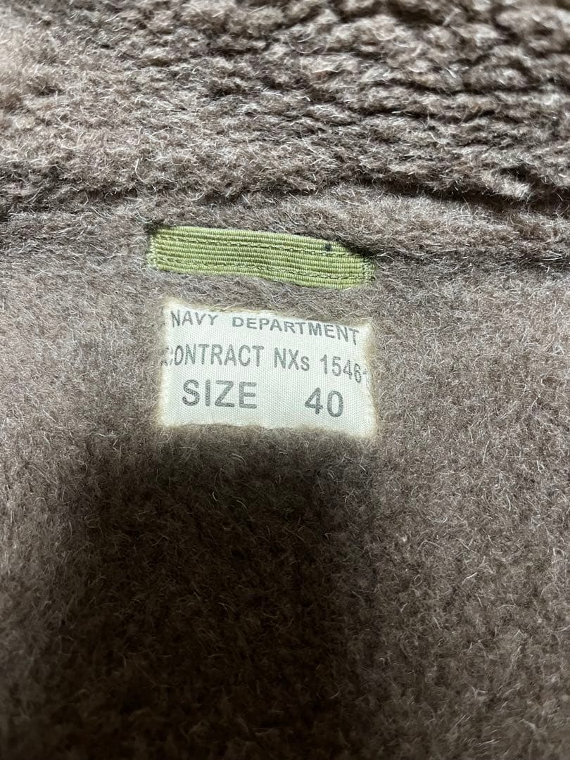 送料込み☆ミリタリーベスト☆サイズ40(Ｌ)☆ネイビーデパートメント☆冬用ベスト