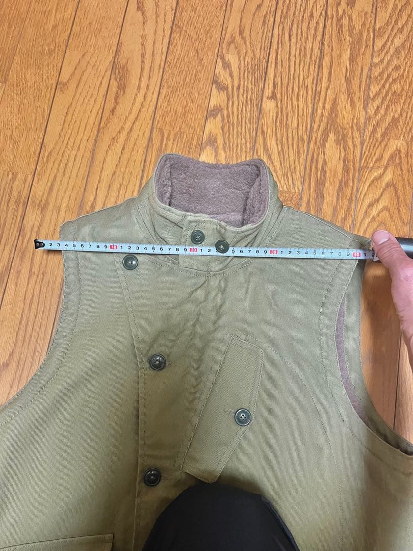 送料込み☆ミリタリーベスト☆サイズ40(Ｌ)☆ネイビーデパートメント☆冬用ベスト