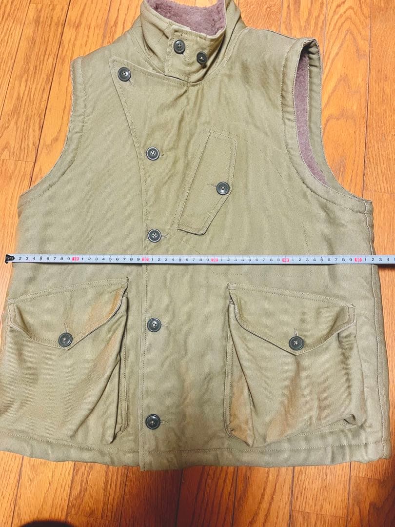 送料込み☆ミリタリーベスト☆サイズ40(Ｌ)☆ネイビーデパートメント☆冬用ベスト