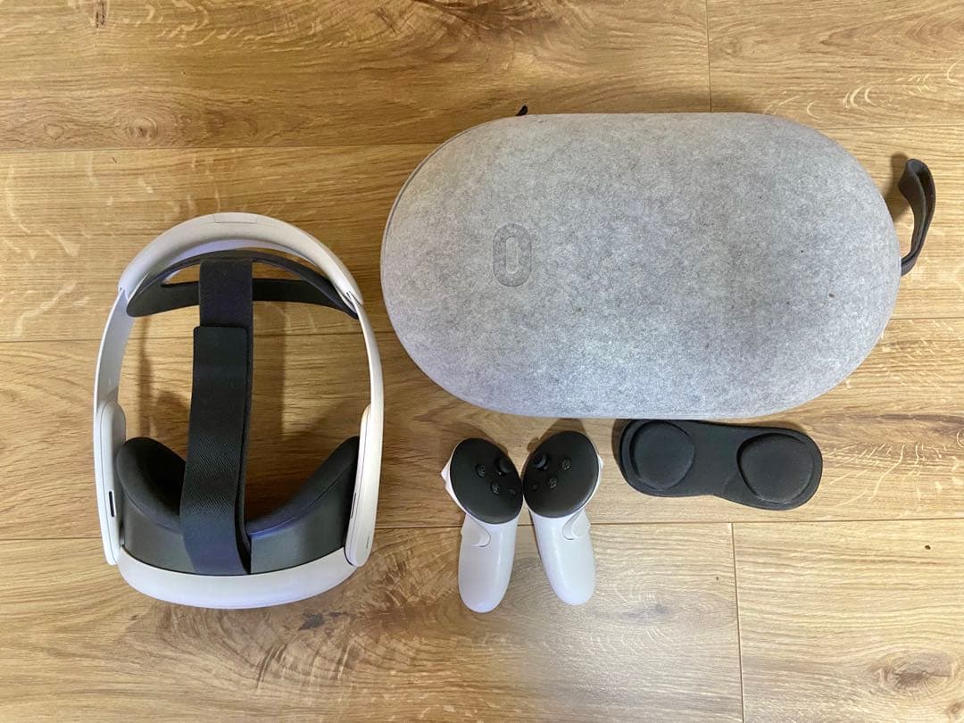 美品  quest 3 128gb エリートストラップ ケース付き