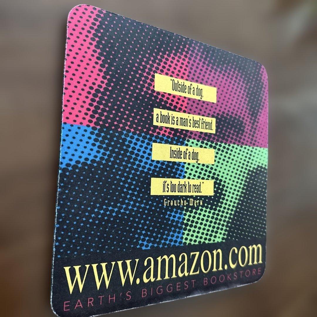 Amazonの初期顧客への御礼マウスパッド Groucho Marx 名言付き