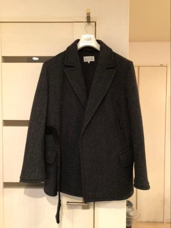 Maison Margiela ダークグレー ショート丈コート